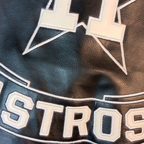 Houston Astros Men's Leather Jacket - Picture 3 of 9